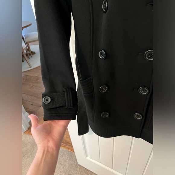 Burlington Coat Black Pea Coat - Picture 7 of 10